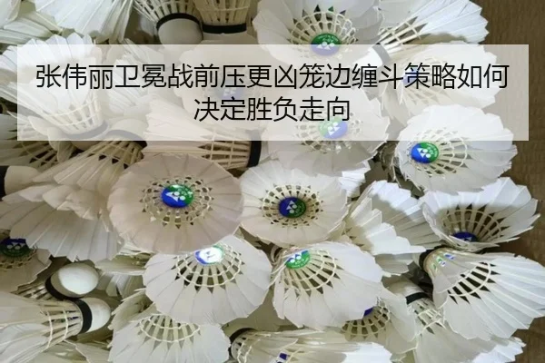 张伟丽卫冕战前压更凶笼边缠斗策略如何决定胜负走向